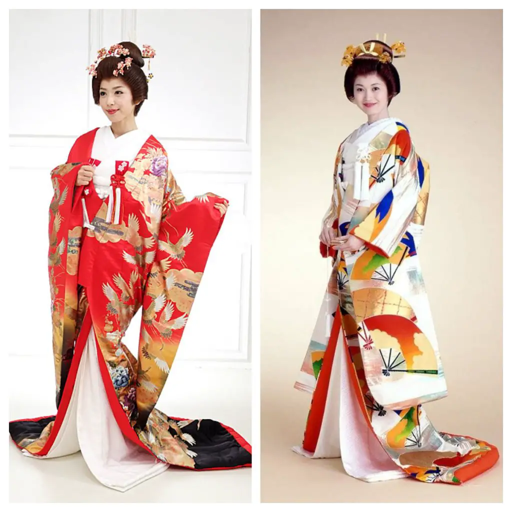 Japanese wedding kimono