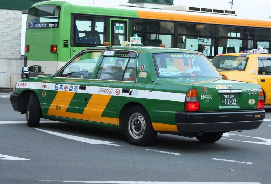 tokyo taxi fare