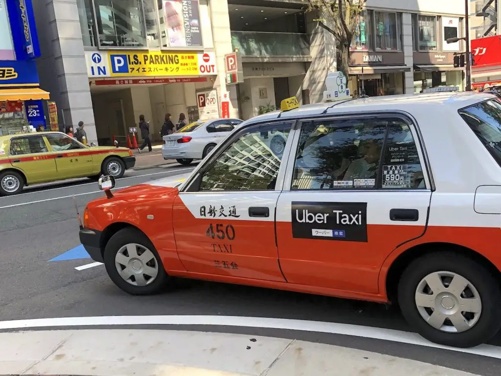 uber in japan