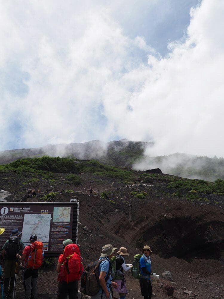 hiking mount Fuji