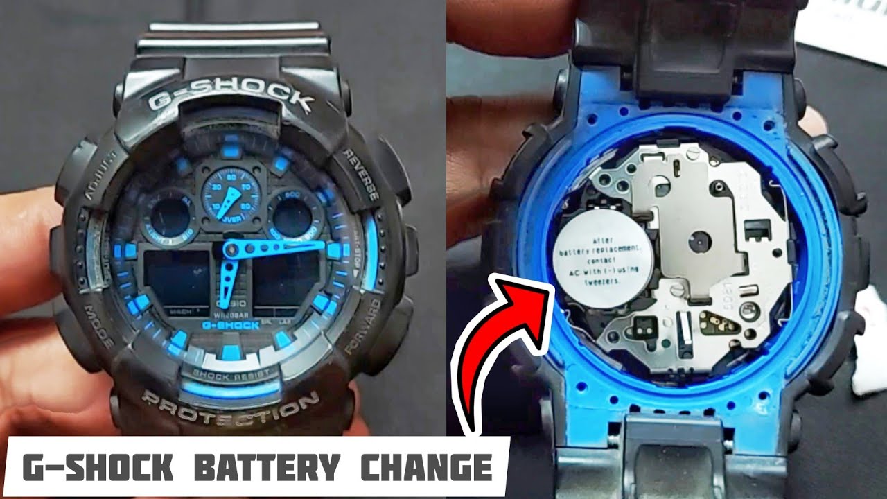 Casio g best sale shock battery size