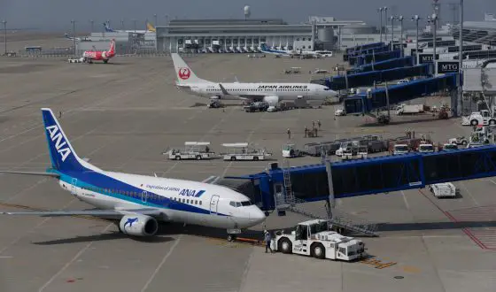 Major airports in Japan