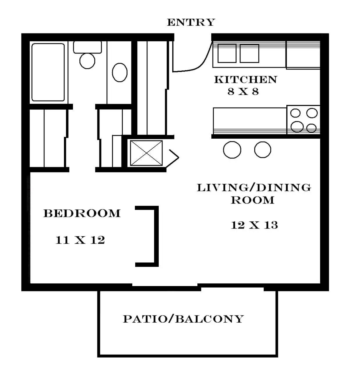 Japanese apartment layout