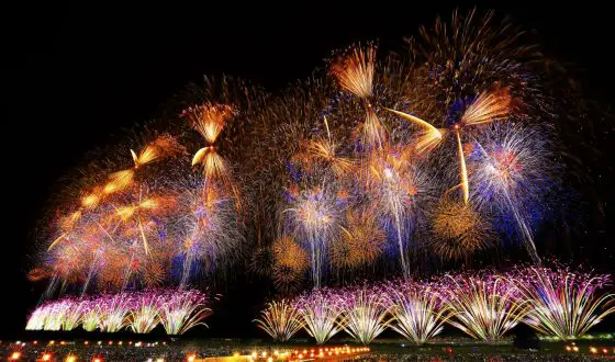Japanese firework festival in 2023