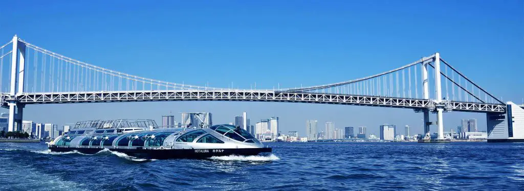 Benefits of Relaxing on a Tokyo Water Bus Ride